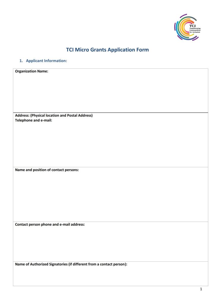 TCI Micro Grants Application Form_Final